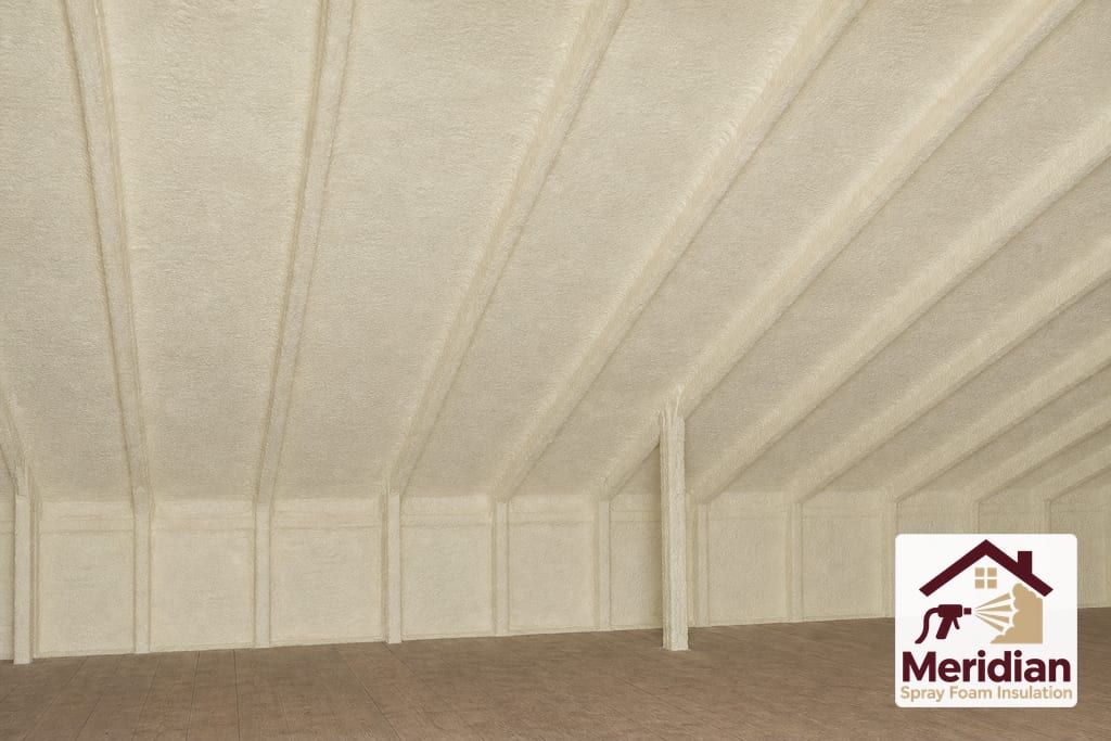 Attic Spray Foam Insulation photo