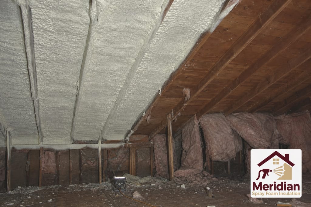 Attic Spray Foam Insulation photo