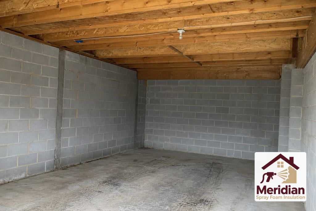 Garage And Basement Spray Foam Insulation photo